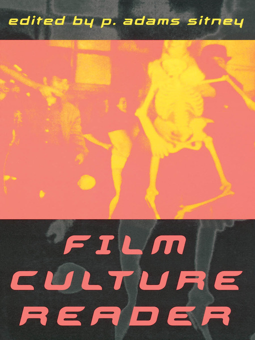 Title details for Film Culture Reader by Adams P. Sitney - Available